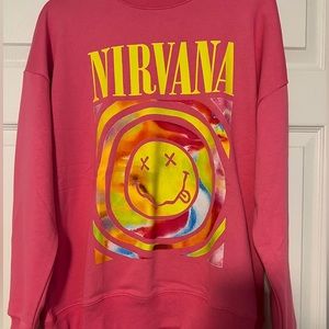 Pink S Nirvana Sweatshirt